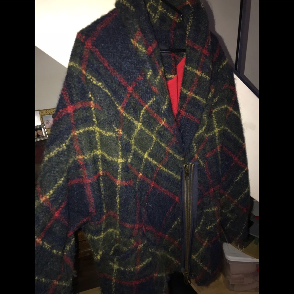 L.A.M.B. wool battwinged coat